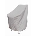 Gan Eden 49 in. Protective Cover Chair &amp; Bar Stool Cover Grey GA2650498